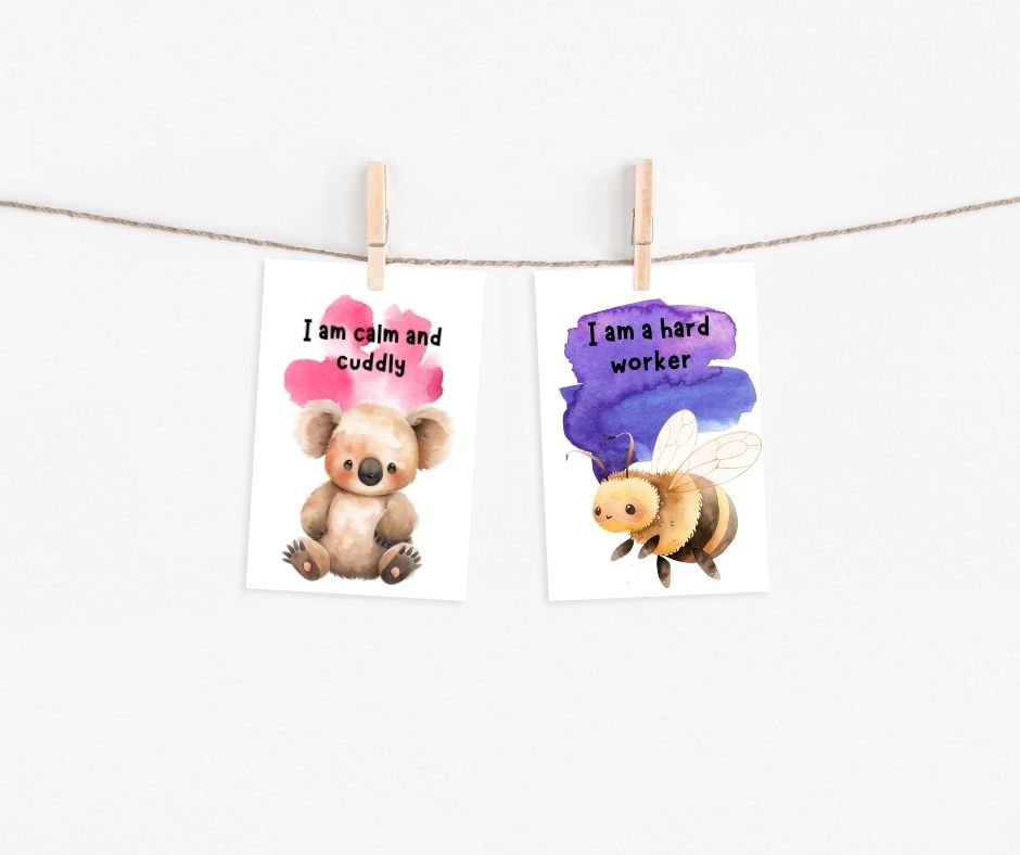 PLR 'I Can' Animals Affirmation Cards - Image 3