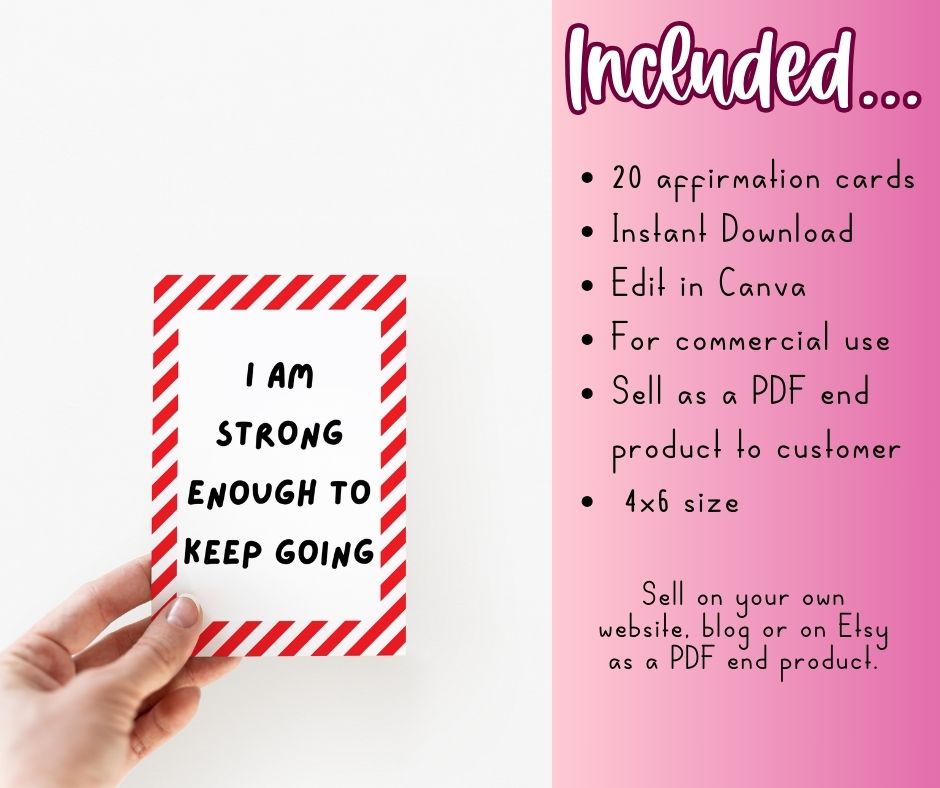 PLR Brave Buddies Positive Affirmation Cards for Kids - Image 3