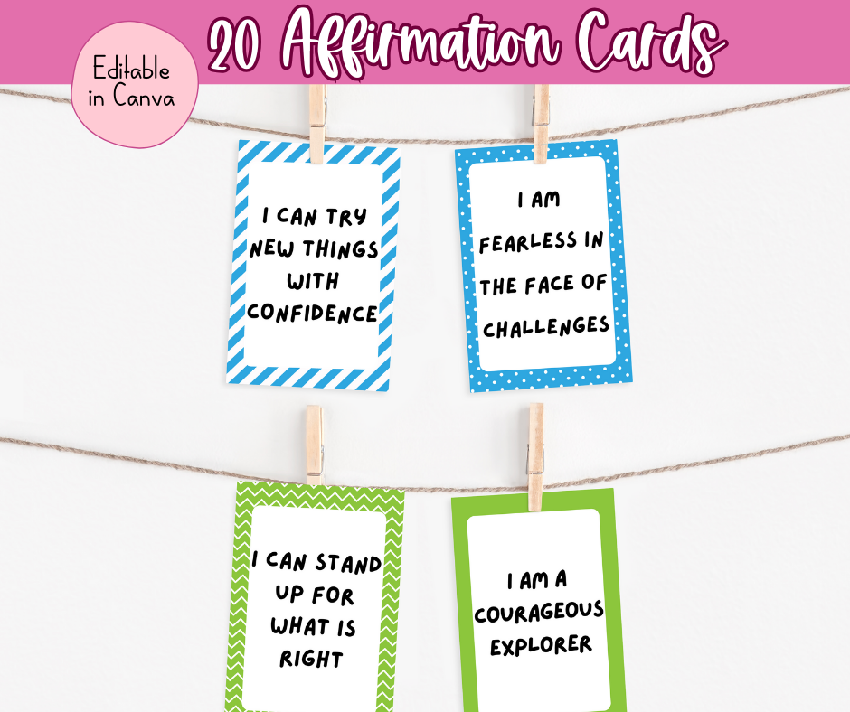 Brave Buddies Affirmation Cards