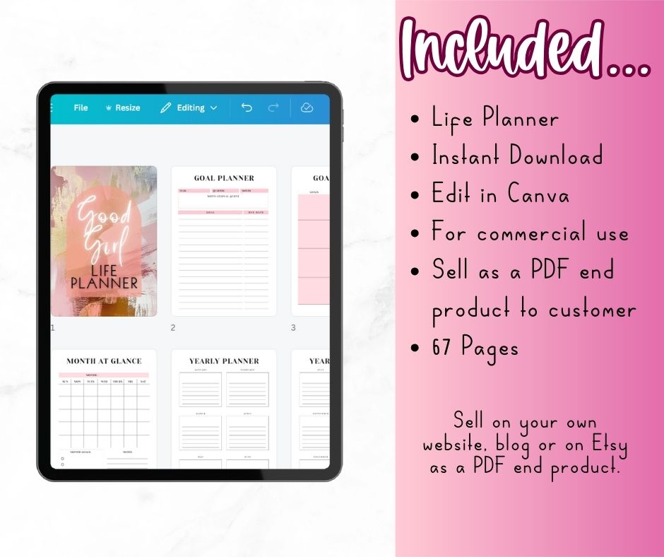 PLR Good Girl Life Planner - Image 5