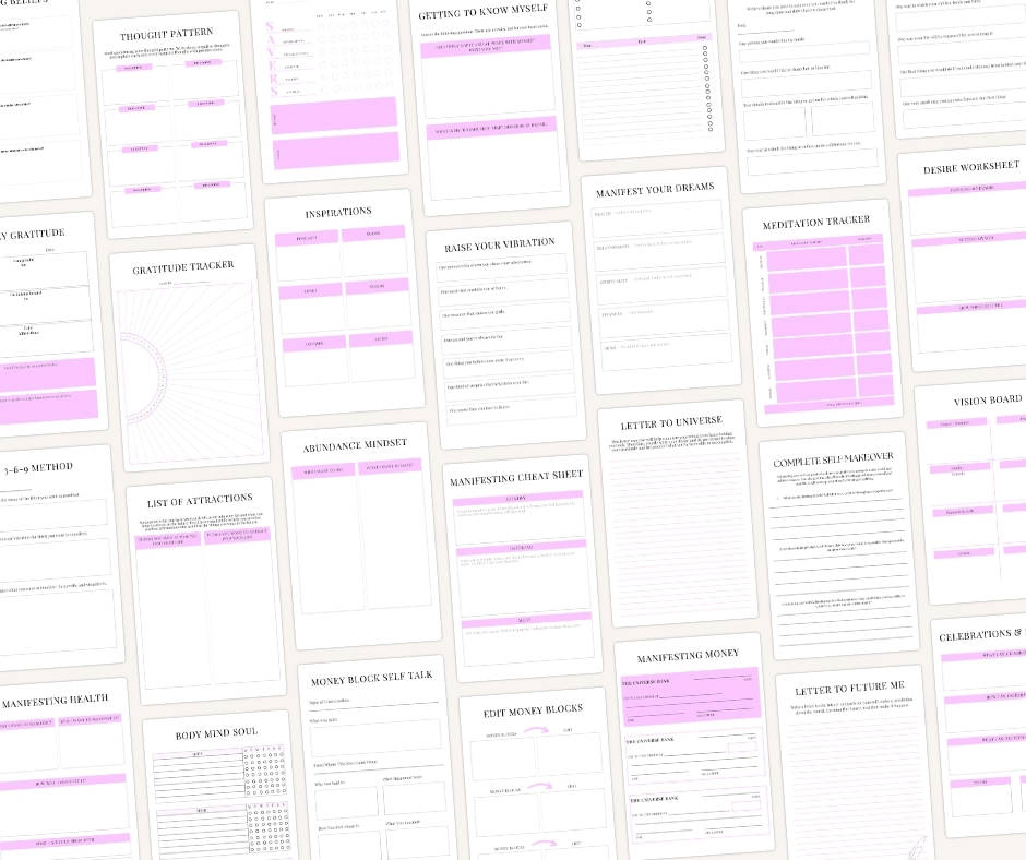 PLR Empowered Intentions Manifestation Planner - Image 4