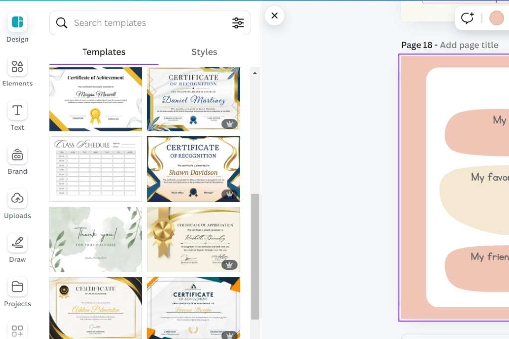 Use Canva to edit