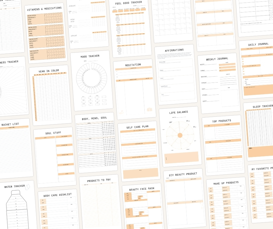 PLR Happy Self Care Planner - Image 4
