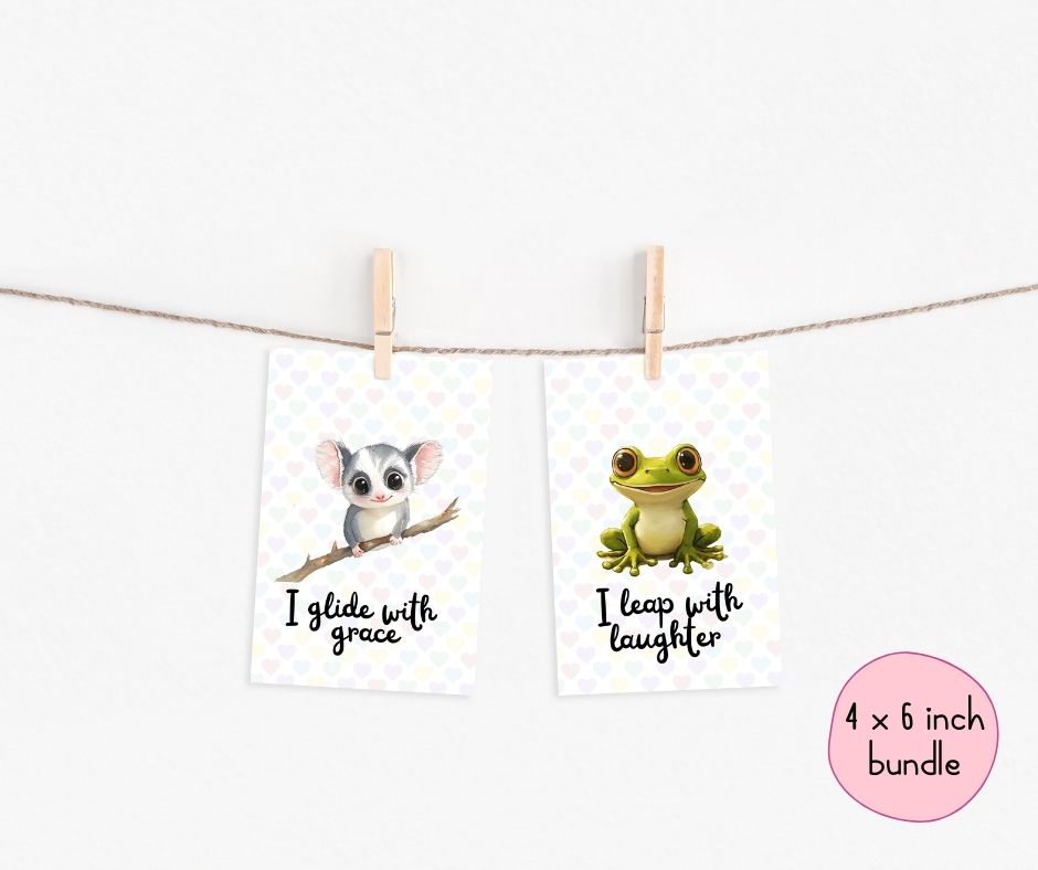 PLR Lovely Pets Positive Affirmation Cards for Kids - Image 2