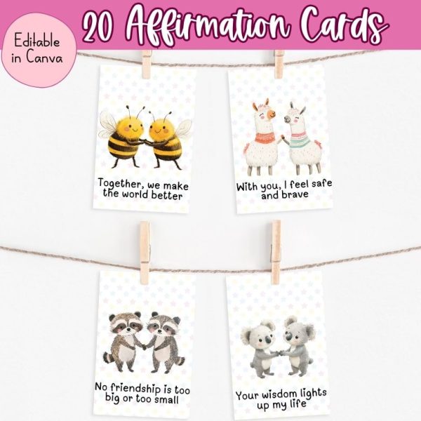 My Best Friend Affirmation Cards