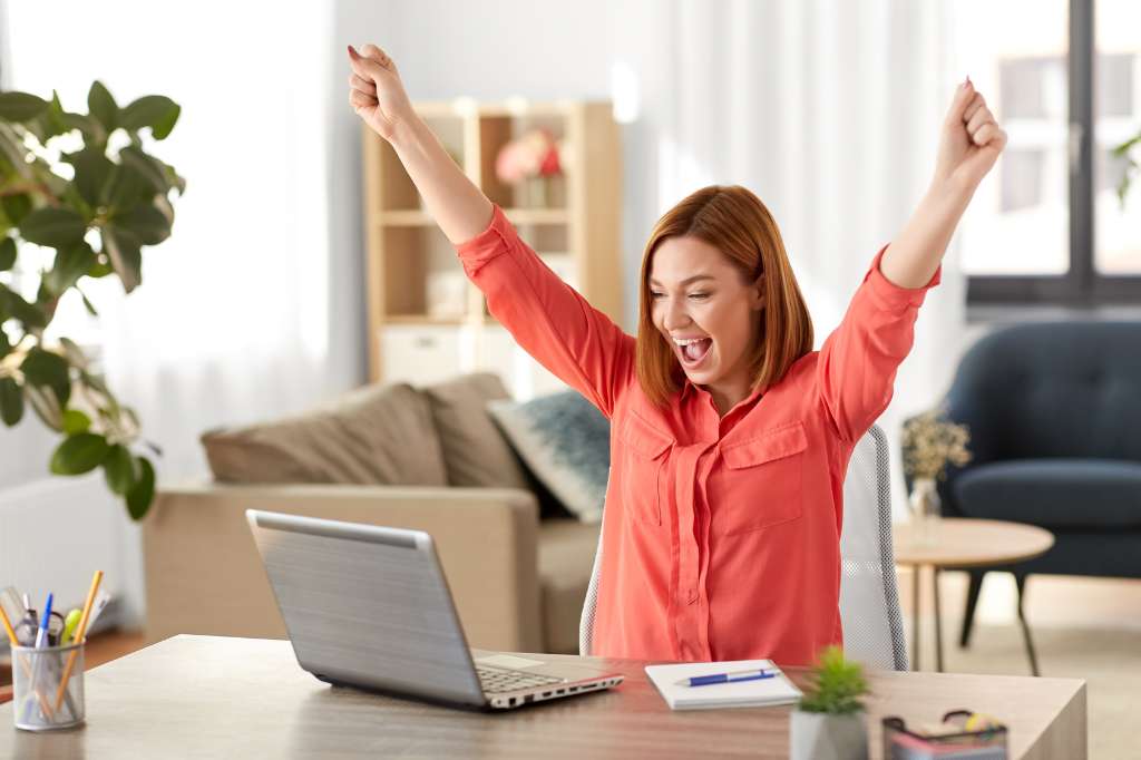 happy woman