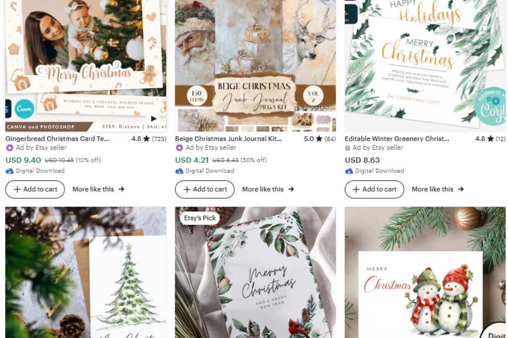 Printable Christmas Cards