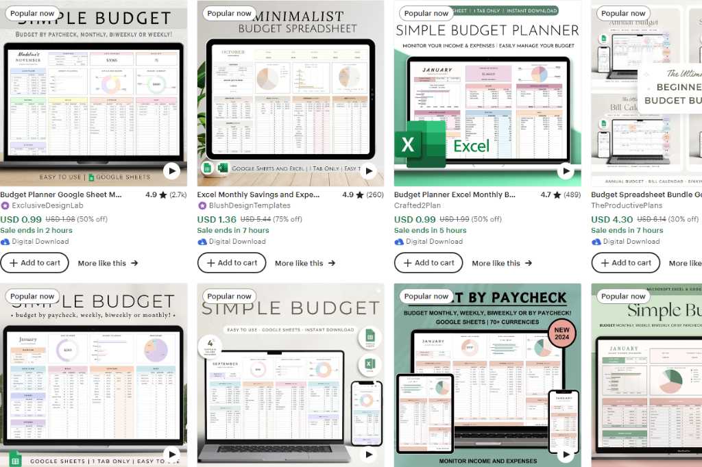 budgeting templates