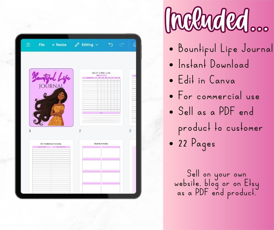 PLR Bountiful Life Journal - Image 5