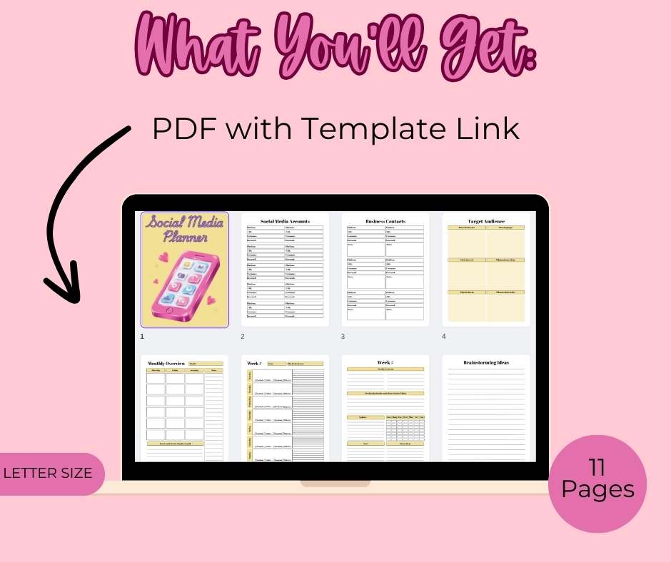 PLR Social Hive Social Media Planner - Image 2