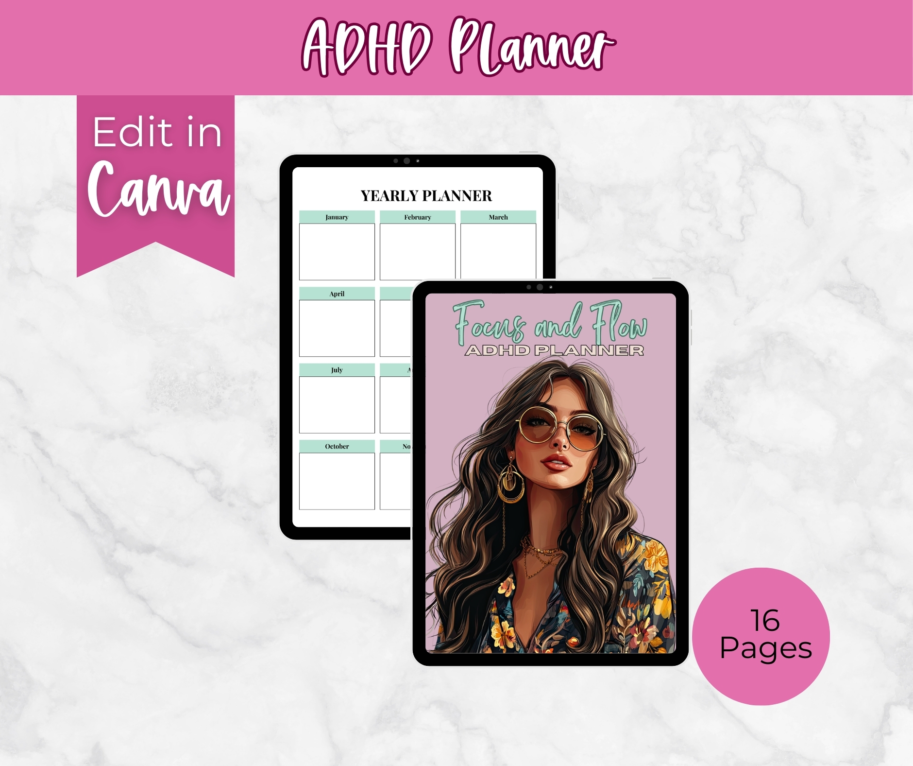 Focus and Flow ADHD Planner