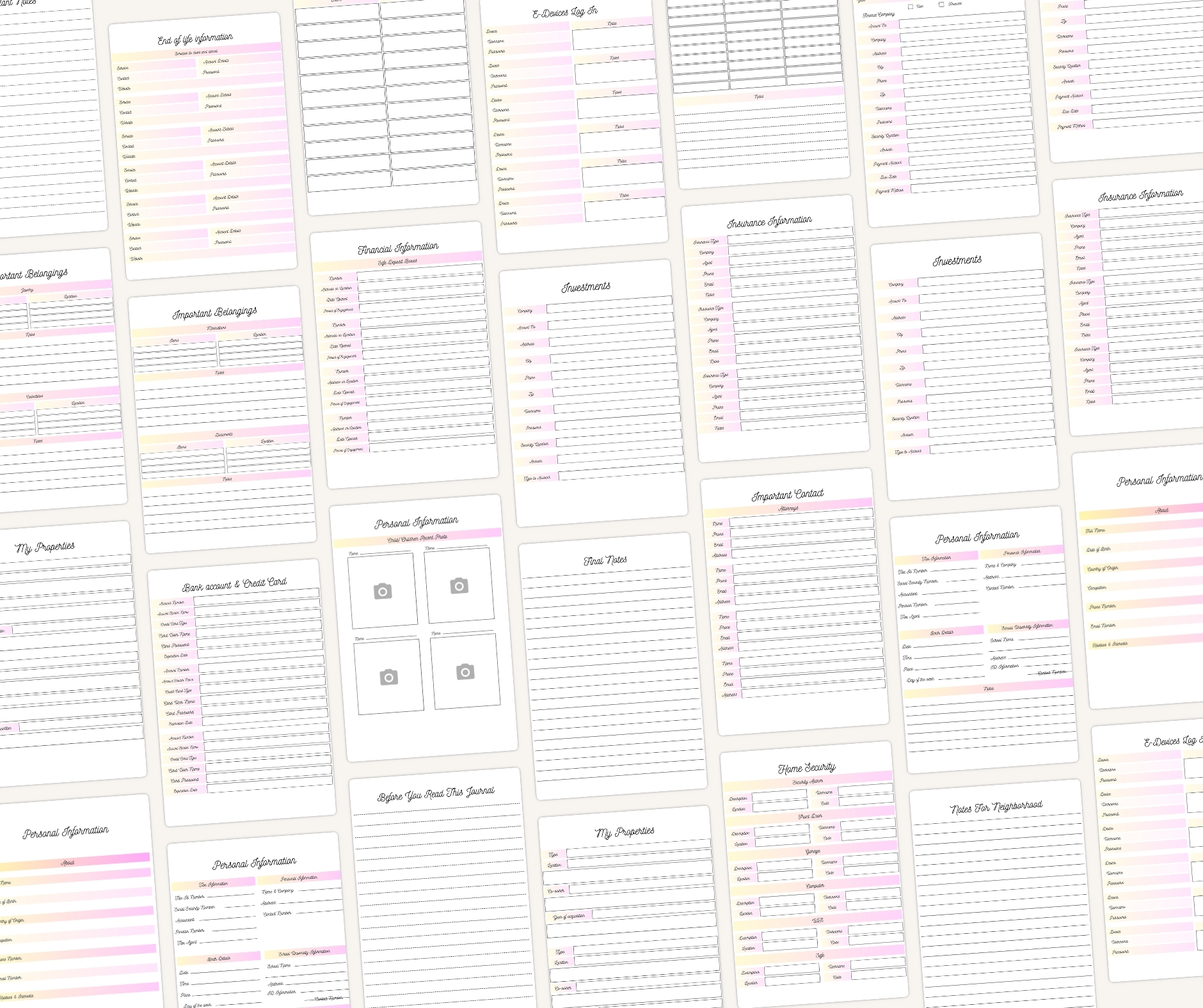 PLR Graceful Transitions End Of Life Planner - Image 4