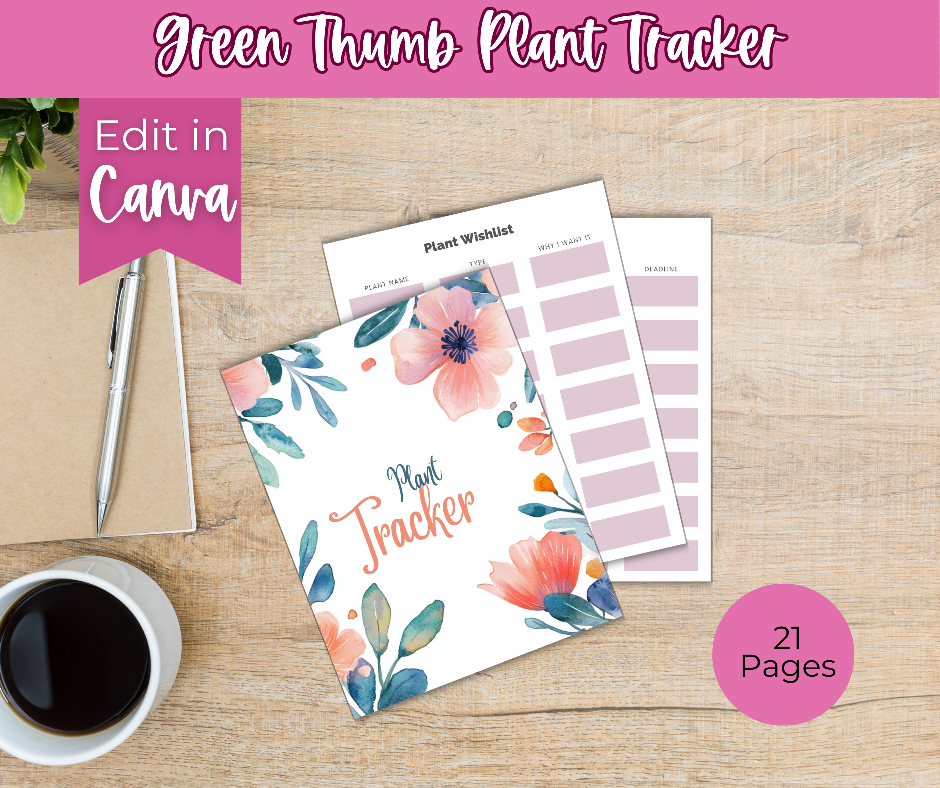 PLR Green Thumb Plant Tracker
