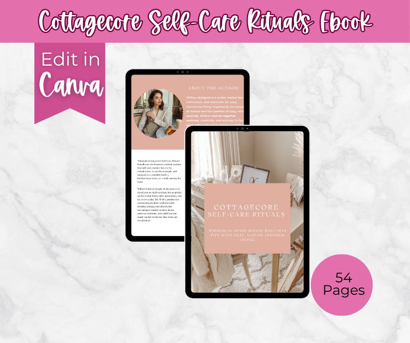 PLR Cottagecore Self-Care Rituals Ebook