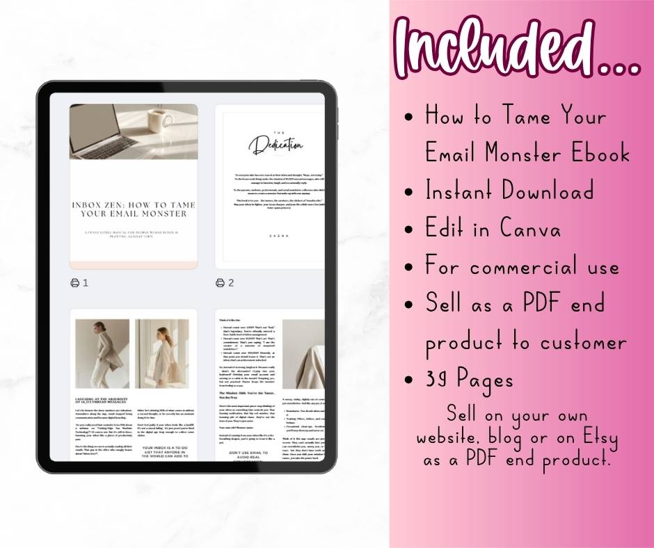 PLR Inbox Zen: How to Tame Your Email Monster eBook - Image 2