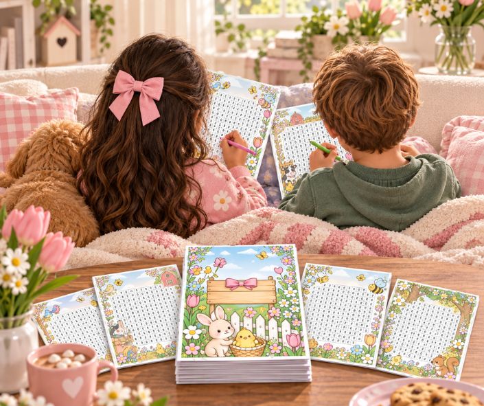 PLR Springtime Search & Smile Word Search - Image 2